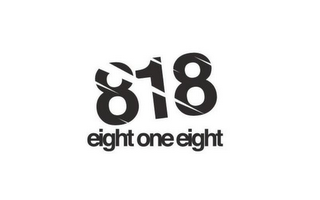 818 EIGHT ONE EIGHT logo