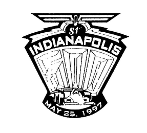 81ST INDIANAPOLIS 500 MAY 25, 1997 logo