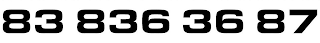 83 836 36 87 logo