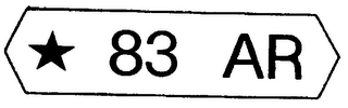83 AR logo