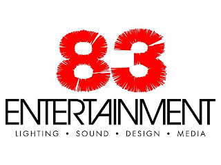 83 ENTERTAINMENT LIGHTING • SOUND • DESIGN • MEDIA logo
