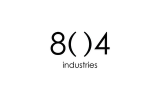 8()4 INDUSTRIES logo