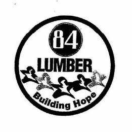 84 LUMBER BUILDING HOPE logo