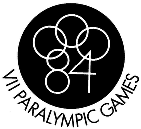 84 VII PARALYMPIC GAMES logo