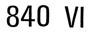 840 VI logo