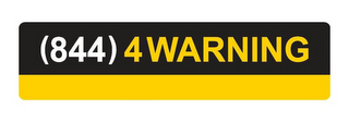 (844) 4WARNING logo