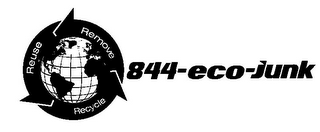 844-ECO-JUNK RECYCLE REUSE REMOVE logo