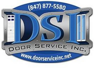 (847)877-5580 DSI DOOR SERVICE INC. WWW.DOORSERVICEINC.NET logo