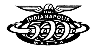 84TH INDIANAPOLIS 500 MAY 28 2000 logo
