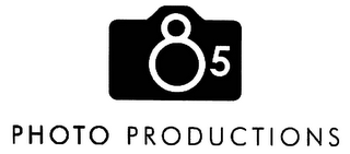 85 PHOTO PRODUCTIONS logo