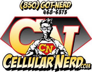 (850)GOT-NERD 468-6373 CN CN CELLULARNERD.COM logo