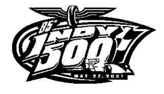 85TH INDY 500 MAY 27, 2001 logo