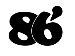 86' logo