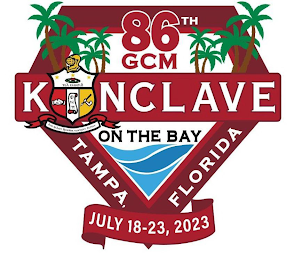 86TH GCM KONCLAVE ON THE BAY TAMPA, FLORIDA JULY 18-23, 2023 logo