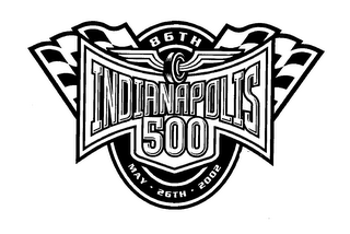 86TH INDIANAPOLIS 500 MAY 26TH 2002 logo