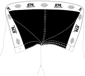 874 ORIGINAL FIT DICKIES logo
