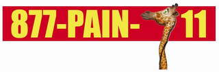 877-PAIN-711 logo