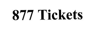 877 TICKETS logo