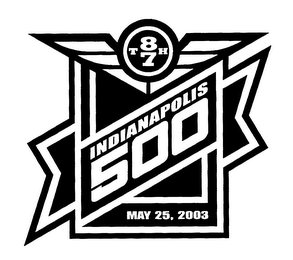87TH INDIANAPOLIS 500 MAY 25, 2003 logo