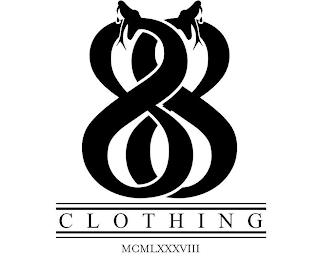 88 CLOTHING MCMLXXXVIII logo