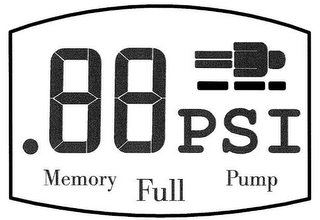 .88 PSI MEMORY FULL PUMP logo
