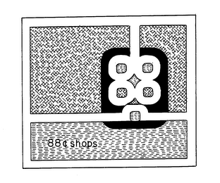 $.88 SHOPS logo