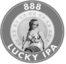 888 LUCKY IPA logo