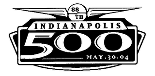 88TH INDIANAPOLIS 500 MAY 30 04 logo