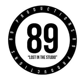 89 "LOST IN THE STUDIO" 89 PRODUCTIONS 89 PRODUCTIONS logo