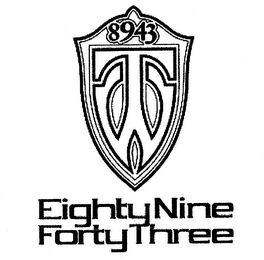 8943 TW EIGHTY NINE FORTY THREE logo