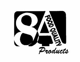 8A FOOD QUALITY PRODUCTS logo