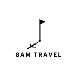 8AM TRAVEL logo