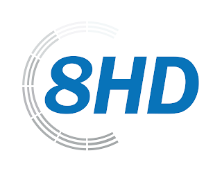 8HD logo