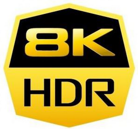 8K HDR logo
