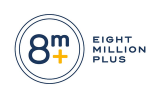 8M+ EIGHT MILLION PLUS logo