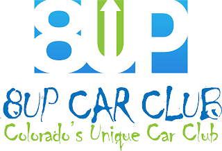 8UP 8UP CAR CLUB COLORADO'S UNIQUE CAR CLUB logo