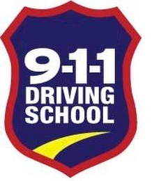 9-1-1 DRIVING SCHOOL logo