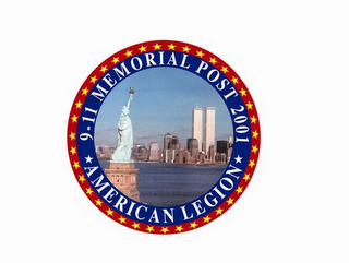 9-11 MEMORIAL POST 2001 AMERICAN LEGION logo