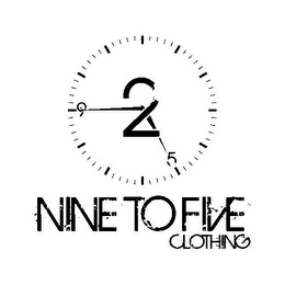 9 2 5 NINE TO FIVE CLOTHING logo