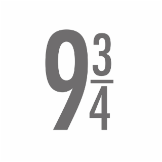 9 3/4 logo