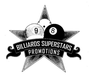 9 8 BILLIARDS SUPERSTARS PROMOTIONS logo