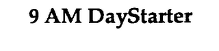 9 AM DAYSTARTER logo