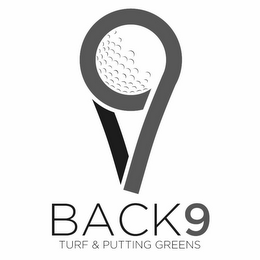 9 BACK9 TURF & PUTTING GREENS logo
