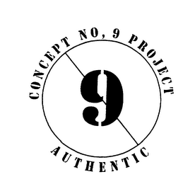 9 CONCEPT NO, 9 PROJECT AUTHENTIC logo