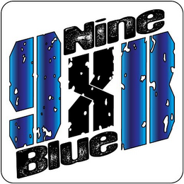 9 NINE X B BLUE logo