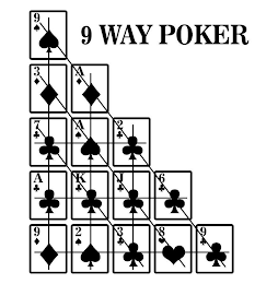 9 WAY POKER 9 3 A 7 A 2 A K J 6 9 2 3 8 9 logo