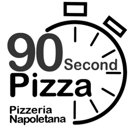 90 SECOND PIZZA PIZZERIA NAPOLETANA logo