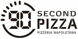 90 SECOND PIZZA PIZZERIA NAPOLETANA logo