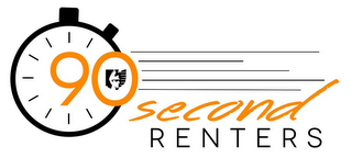 90 SECOND RENTERS logo