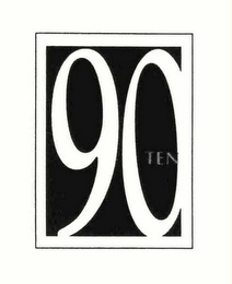 90 TEN logo